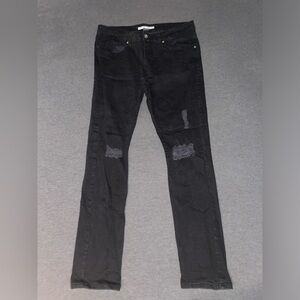 Men’s Ripped Black Jeans